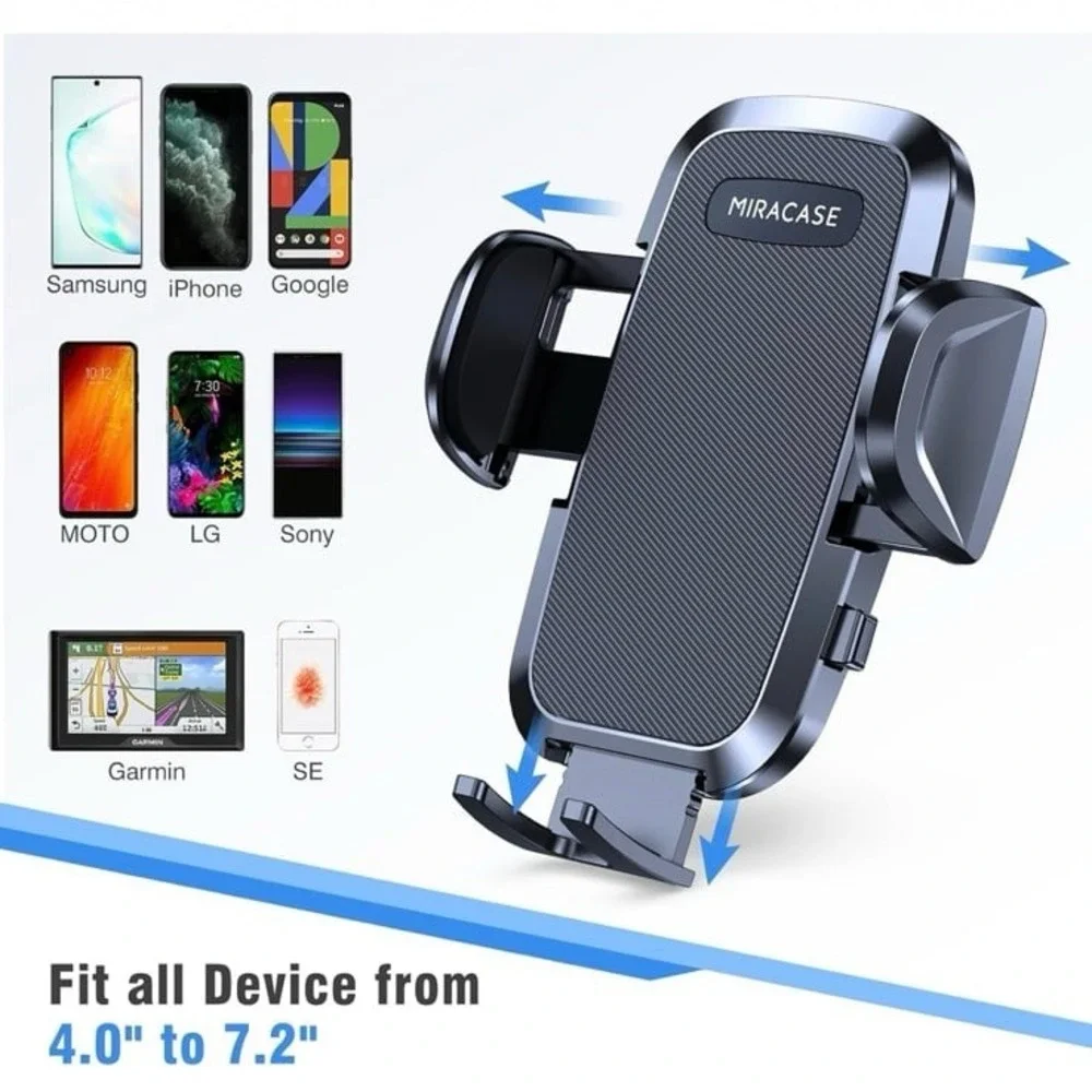 Miracase Cup Holder Phone Mount - Universal‎ Gooseneck Adjustable Car Cell Phone